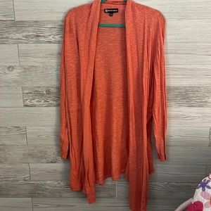 Wantable coral cardigan